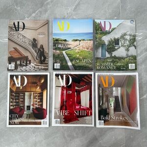 Architectural Digest The International Design Authority 6 Magazine Bundle